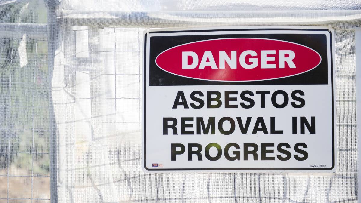 Bonded asbestos was found in a new footpath at Orana Steiner School, despite the material being completely banned since December 2003. File picture