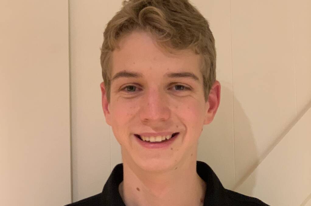Canberra Grammar School student Zack Noyes came first in the NSW HSC software design and development course. Picture: Supplied