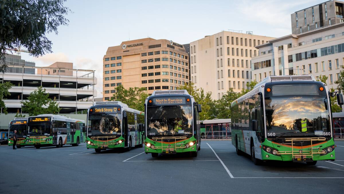 Passenger numbers have risen on Canberra's local bus routes, ACT government data shows. Picture: Sitthixay Ditthavong
