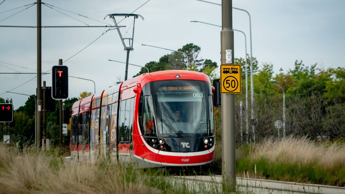 Light rail, a project that was considered as part of potential funding discussions. Picture by Elesa Kurtz