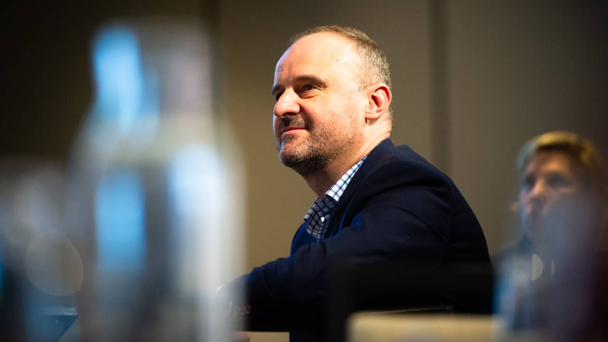 Andrew Barr, whose position as ACT chief minister is now recognised on the Commonwealth table of precedence after a long campaign. Picture by Elesa Kurtz