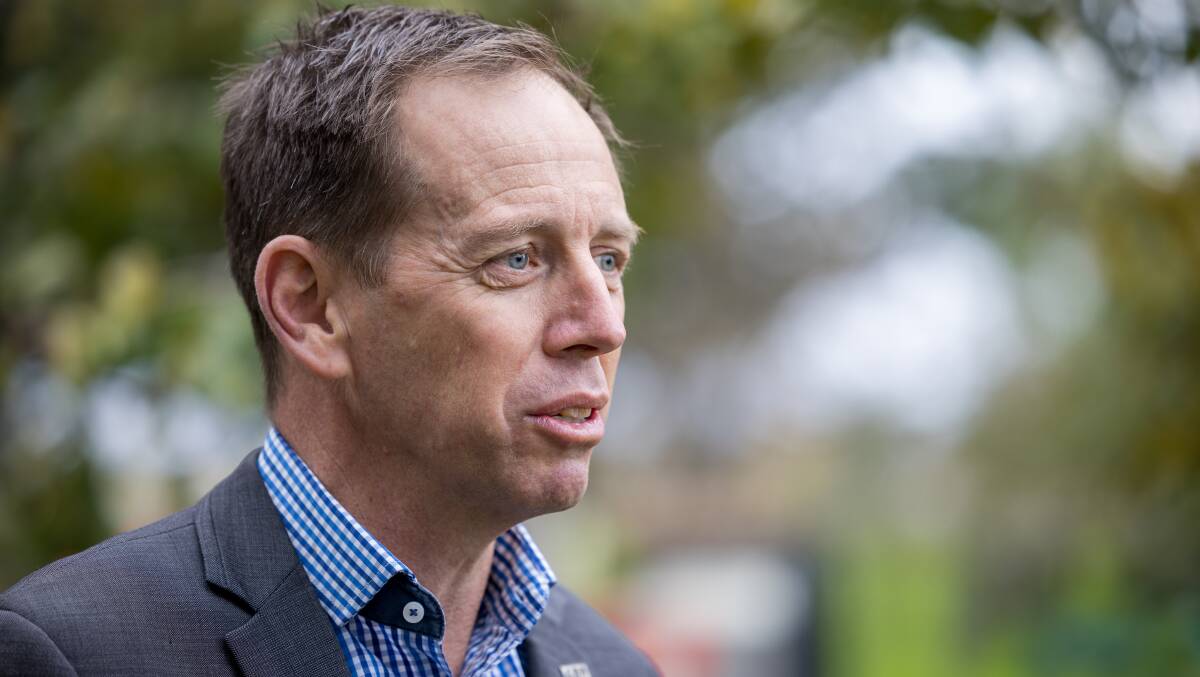Water Minister Shane Rattenbury. Picture: Sitthixay Ditthavong