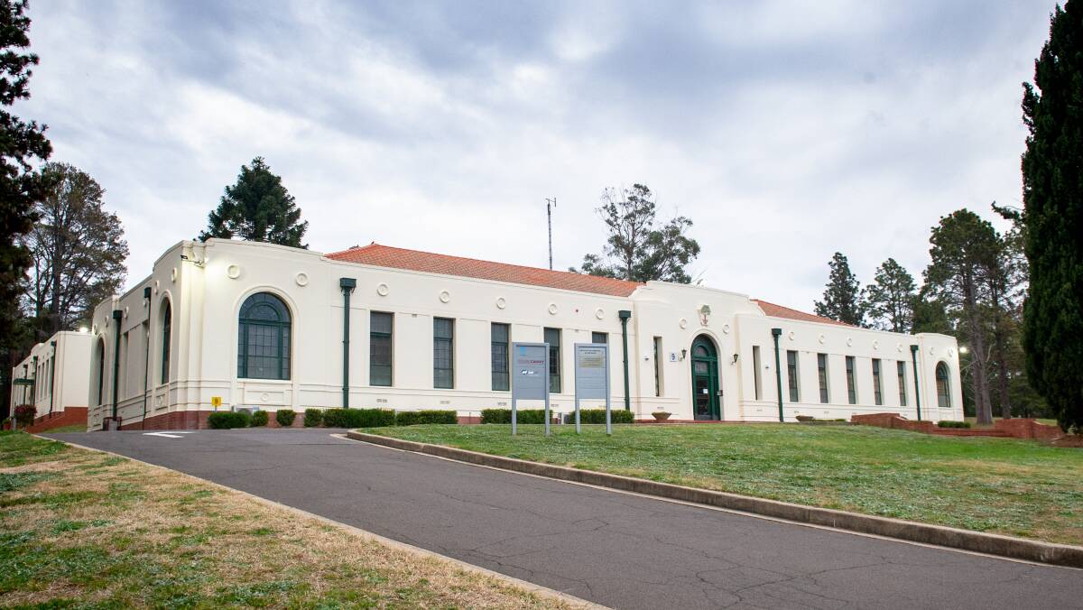 A heritage-registered building on the Yarralumla site, which would be retained under development plans for the precinct. Picture: Elesa Kurtz