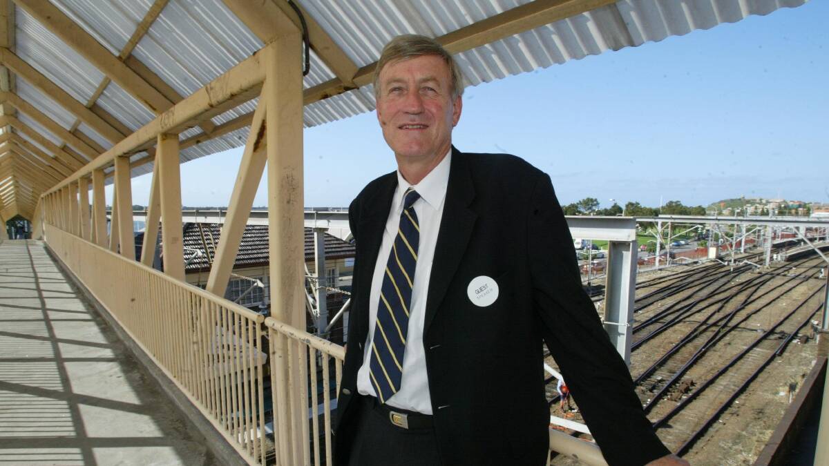 Professor Peter Newman, pictured in 2005, says trackless trams could have a place in Canberra's public transport mix. Picture: Anita Jones