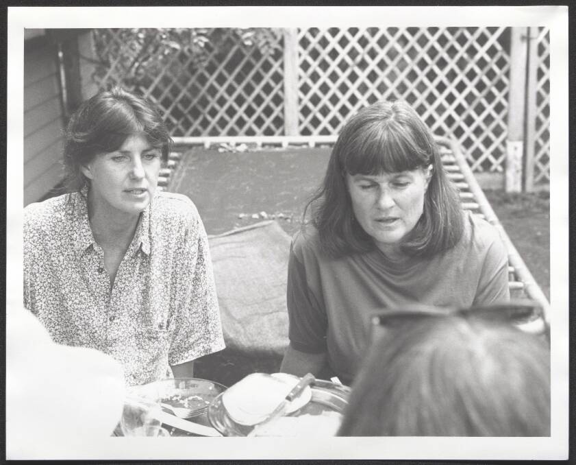 Dorothy Horsfield and Suzanne Edgar. Picture by Brenda Runnegar, National Library of Australia