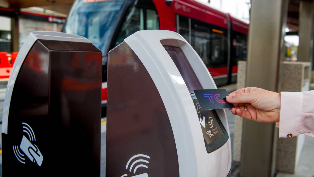 The ACT government said it would appoint a new public transport ticketing system provider soon. Picture: Elesa Kurtz