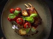 The lamb rack at Two14, the Deco Hotel's restaurant. Picture supplied