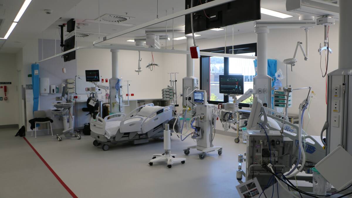 The newly expanded intensive care unit at the Canberra Hospital. Picture: Supplied