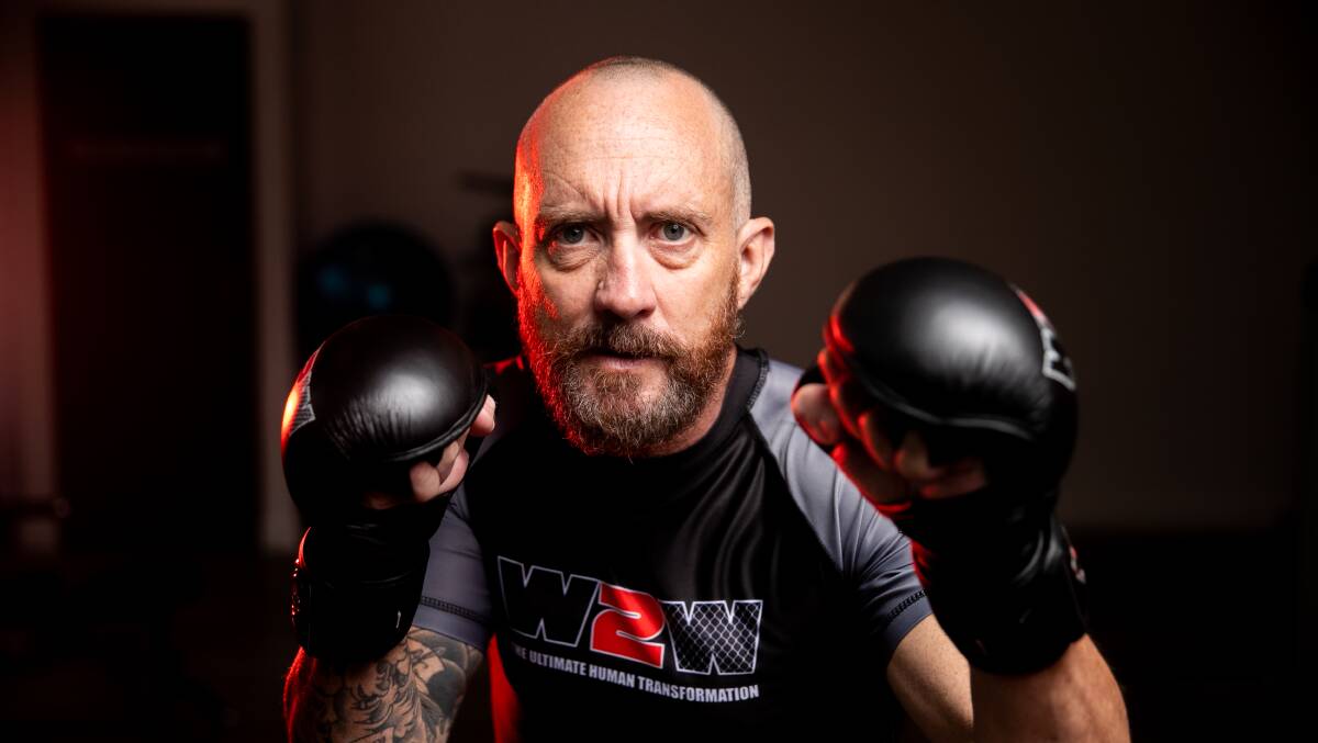 Clay Watts is about to complete a 20-week Wimp-to-Warrior program after defeating pancreatic cancer. Picture: Keegan Carroll