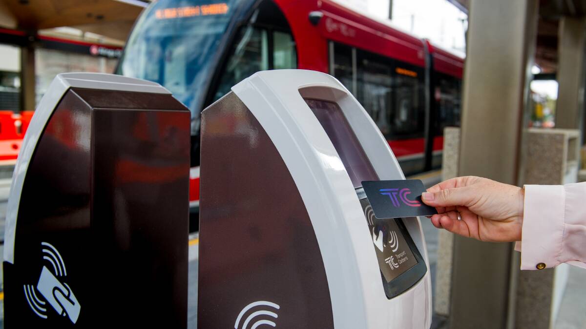 The ACT government has finally signed a contract for a new public transport ticketing system. Picture by Elesa Kurtz
