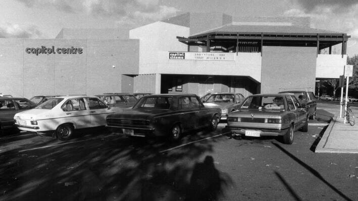 The rebuilt Capitol Theatre in 1980. Picture: Peter Rae (ACT Heritage Library/Canberra Times collection)