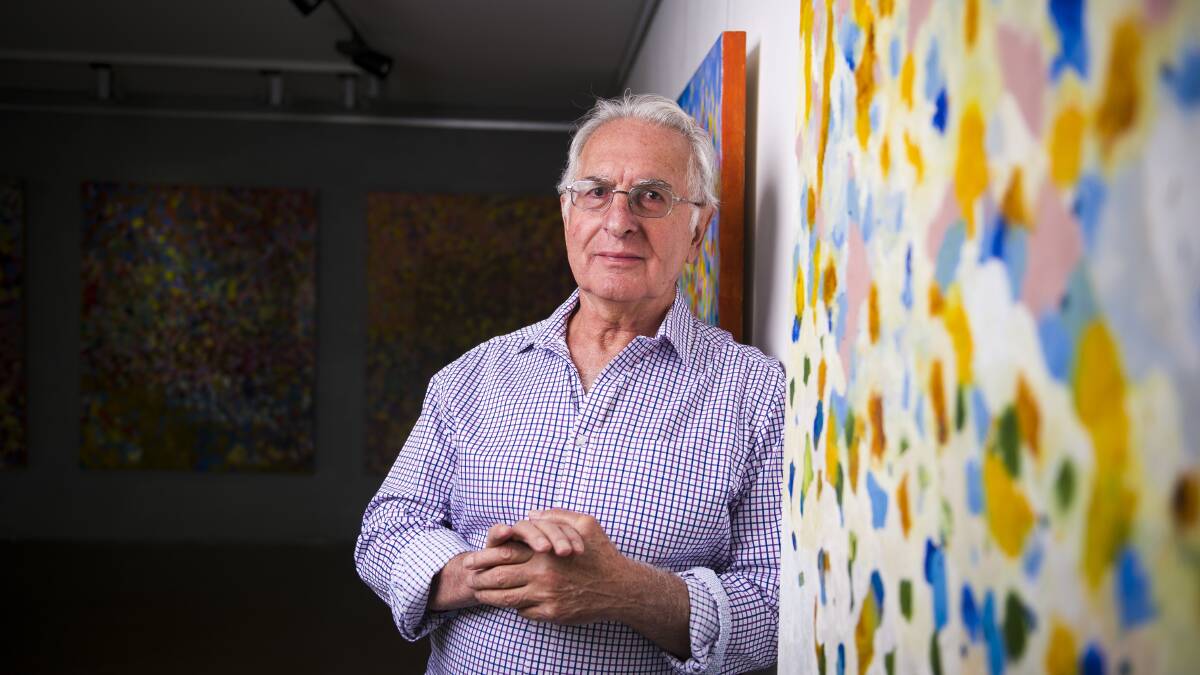 Domenic Mico, pictured at the Form Gallery where he exhibited his paintings in 2018. Picture by Dion Georgopoulos