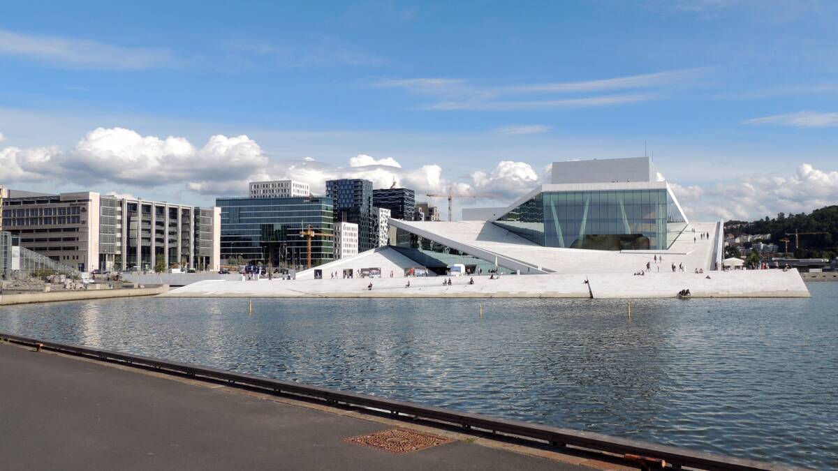 The Norwegian National Opera and Ballet, designed by Snohetta. Picture Getty Images
