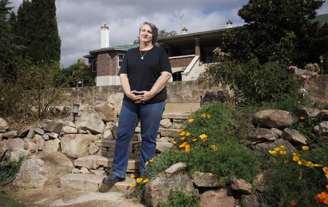 Cuppacumbalong business manager Amanda Pollok at the heritage-protected homestead. Picture by Keegan Carroll