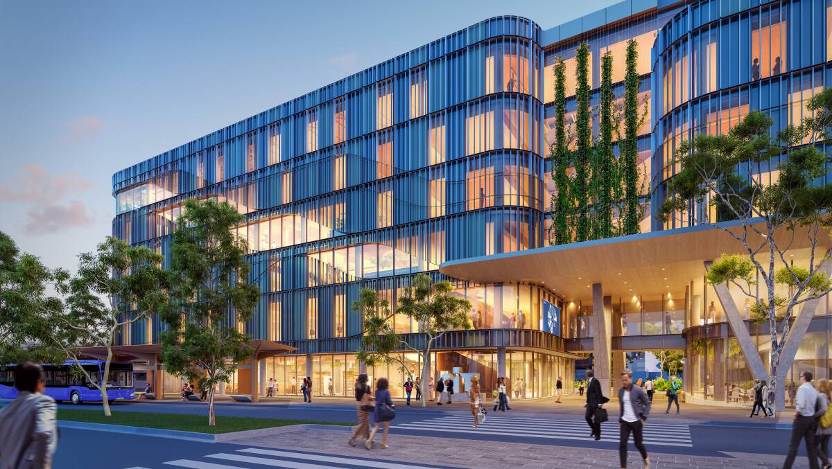 An indicative Lendlease design for the Canberra Institute of Technology campus at Woden. Picture: Supplied