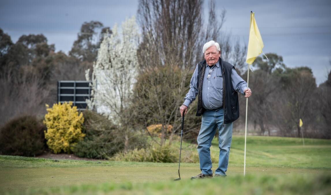 Pitch and Putt ACT secretary David Wright, who wants the ACT government to do more to protect recreational land. Picture by Karleen Minney
