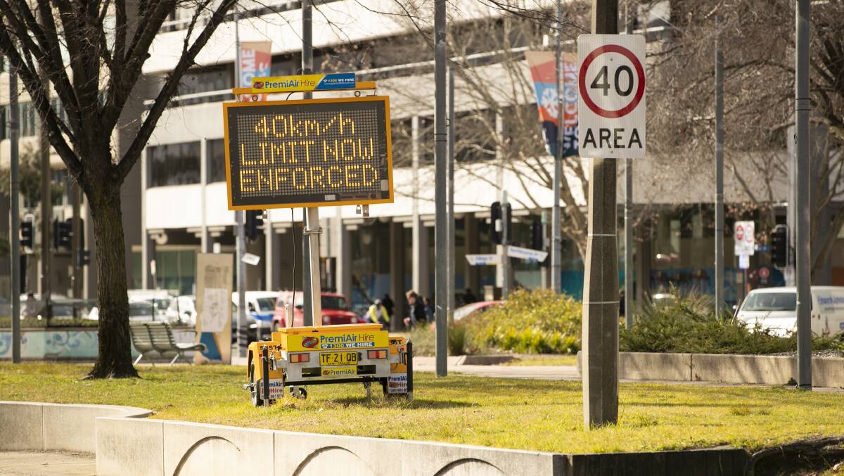 An inquiry has supported an expansion of 40km/h zones but has recommended fine waivers for vulnerable people. Picture: Keegan Carroll