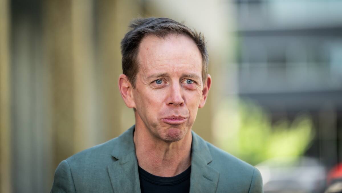 Emissions Reduction Minister Shane Rattenbury. Picture by Karleen Minney