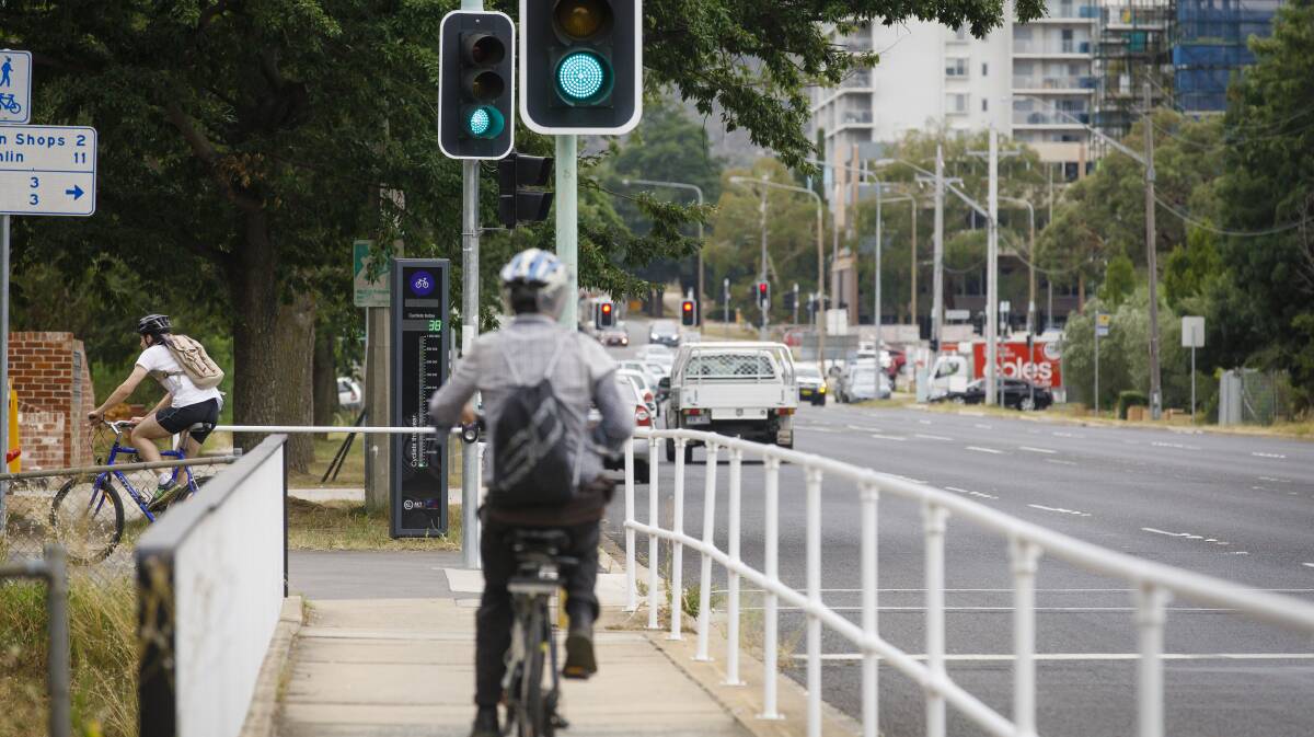 A federal Labor government would spend $5 million on improved cycle paths in Canberra's inner north. Picture: Sitthixay Ditthavong