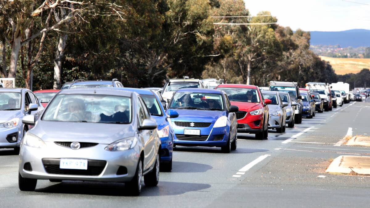The Monaro Highway, which is set for more roadworks next year. Picture by Jamila Toderas