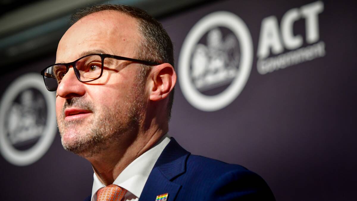 ACT Chief Minister Andrew Barr said health authorities expected a new peak of infections to coincide with the northern hemisphere winter. Picture: Elesa Kurtz