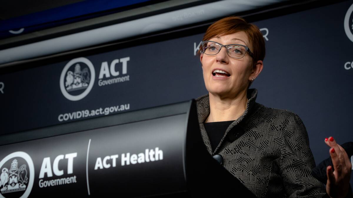Health Minister Rachel Stephen-Smith, who said the vaccine mandate for disability support workers would be pushed back after consultation with the sector. Picture: Elesa Kurtz