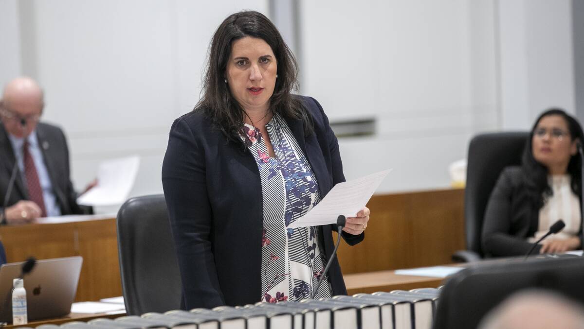 Deputy Opposition Leader Giulia Jones, who has called for an independent investigation into the release of workers' compensation claim data. Picture: Keegan Carroll