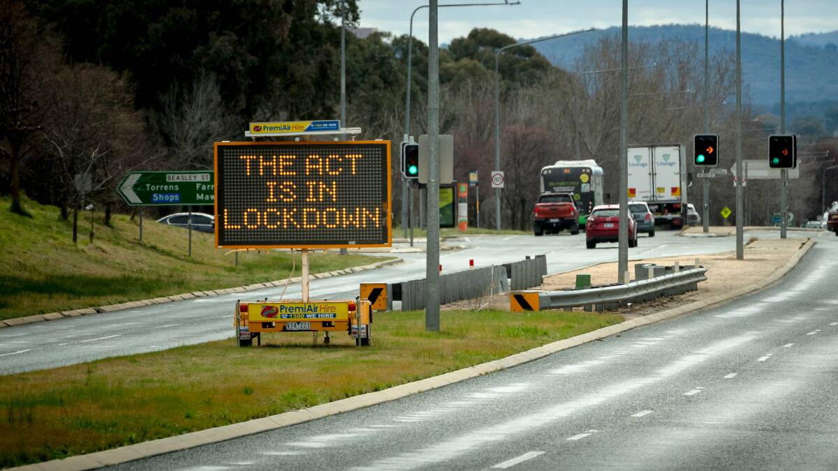 Chief Minister Andrew Barr will outline the ACT government's plan for lockdown beyond September 17 on Tuesday. Picture: Elesa Kurtz
