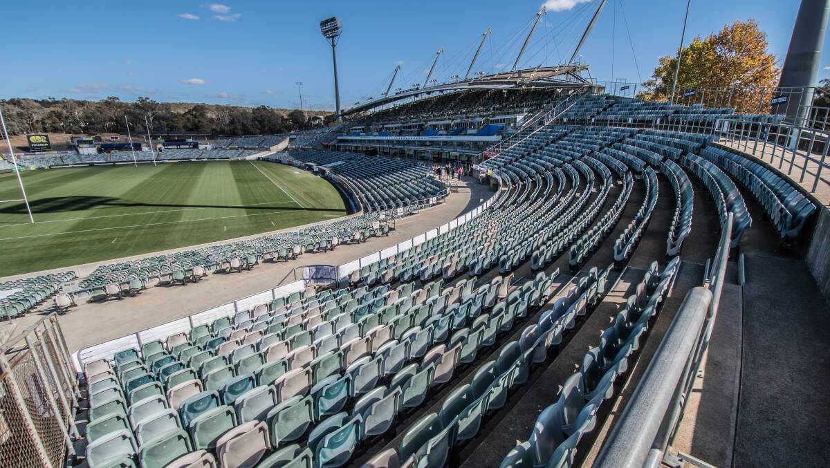 Canberra Stadium at Bruce. Picture by Karleen Minney