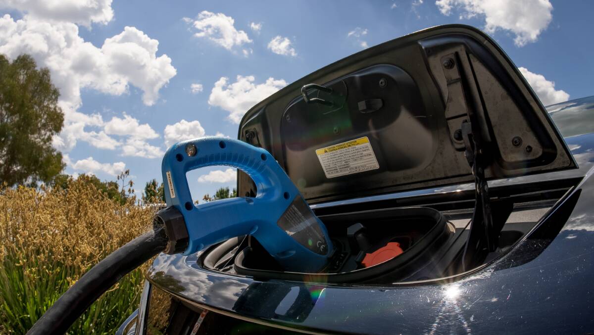 The number of electric cars in the ACT has doubled in a year, with the government confident incentives are working to encourage take up. Picture: Sitthixay Ditthavong
