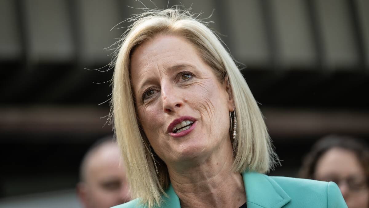 Finance Minister Katy Gallagher, who is Labor senator for the ACT. Picture by Karleen Minney