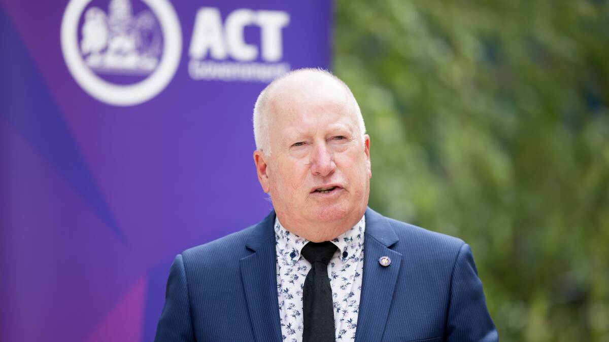 ACT Industrial Relations Minister Mick Gentleman. Picture: Sitthiaxy Ditthavong