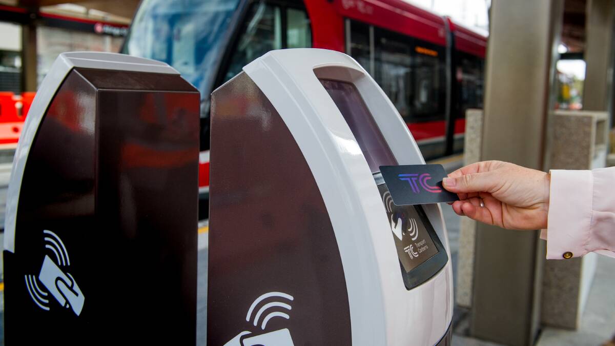 The ACT government wants a new public transport ticket system in operation by 2023, to replace the 'outdated' MyWay system, pictured. Picture: Elesa Kurtz