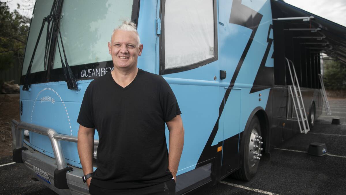 Sleepbus founder Simon Rowe expects the Queanbeyan sleepbus will be a full house after it opens this weekend. Picture: Keegan Carroll