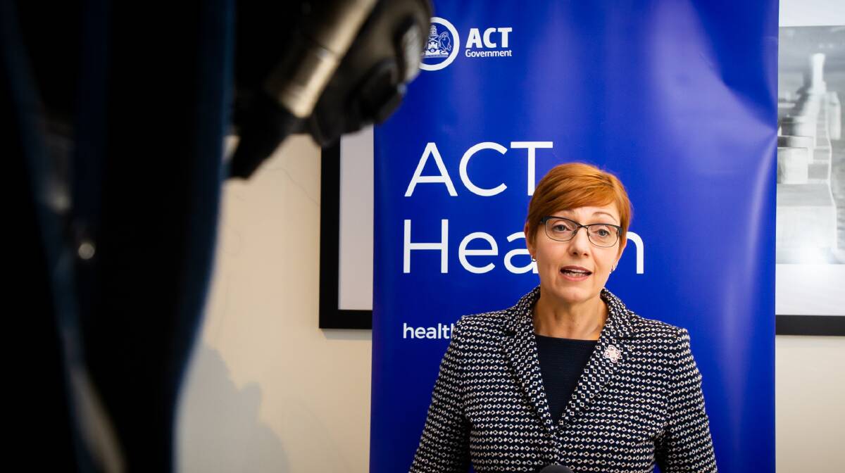 ACT Health Minister Rachel Stephen-Smith does not expect a large increase in drug diversion program costs if a legalisation law passes. Picture: Elesa Kurtz