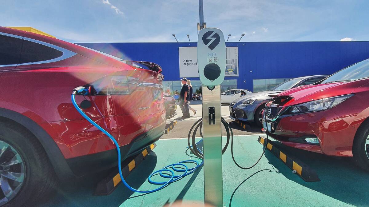 The ACT is on track to need a significant increase in public chargers for electric vehicles to support drivers who cannot charge their cars at home. Picture: Sitthixay Ditthavong