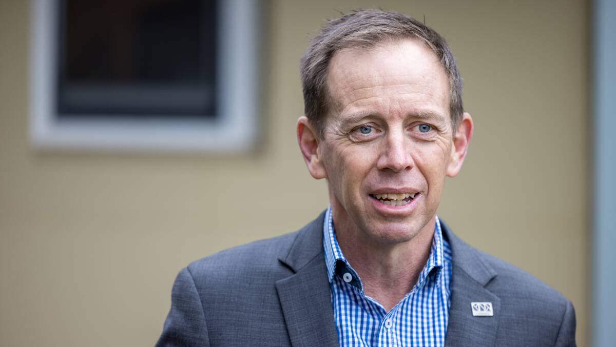 ACT Attorney-General Shane Rattenbury, who will introduce changes to nearly 40 territory laws to use gender-neutral language. Picture: Sitthixay Ditthavong