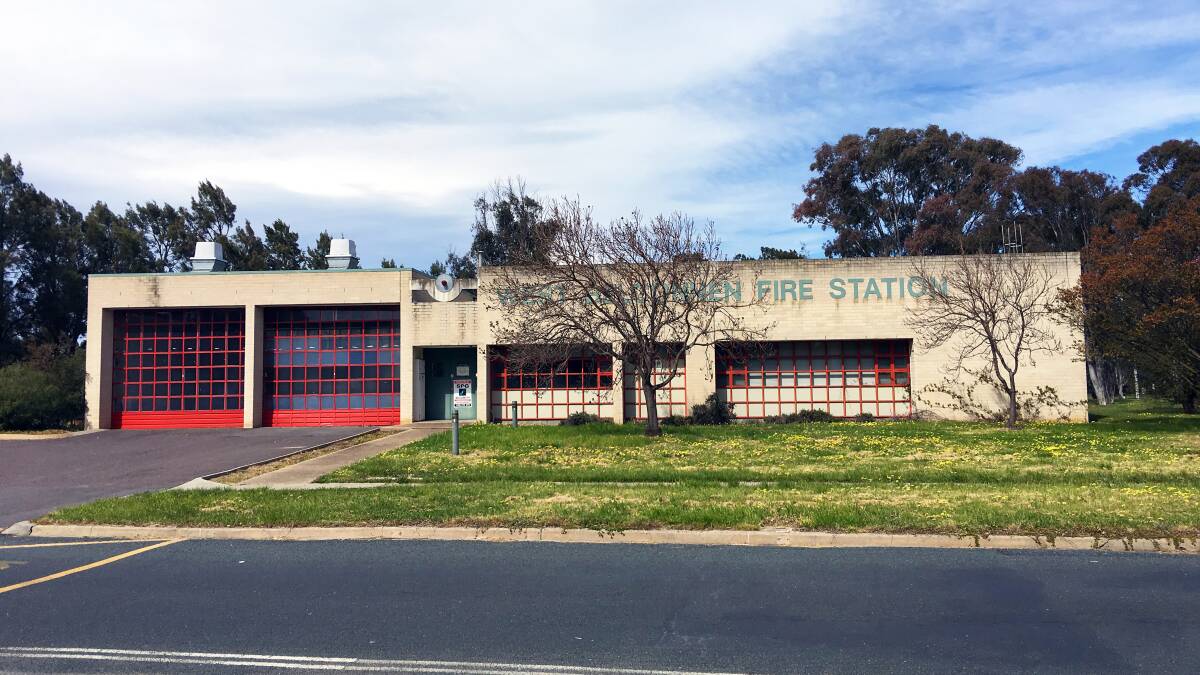 The former West Belconnen Fire Station, which was next to St Thomas Aquinas Primary School. Picture: Supplied