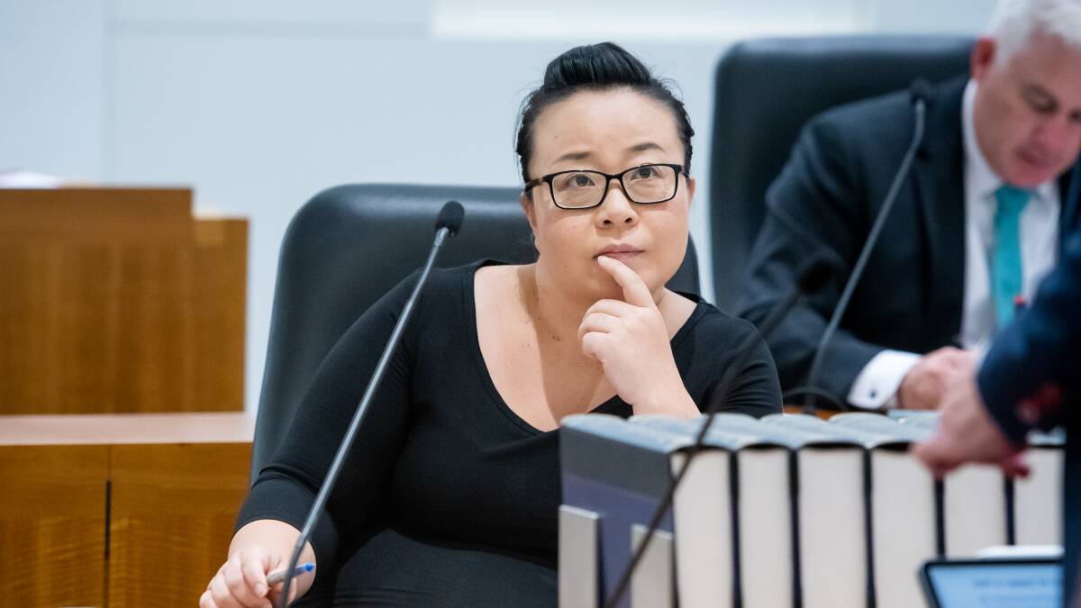 ACT Opposition Leader Elizabeth Lee, who wants a more detailed explanation from the ACT government about the need for the new advertising contract. Picture by Elesa Kurtz