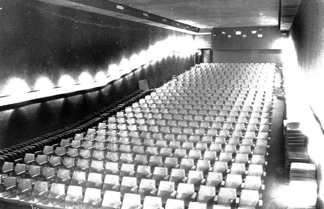 The original Capitol Theatre's interior, December 1973. Picture: Canberra Times archive