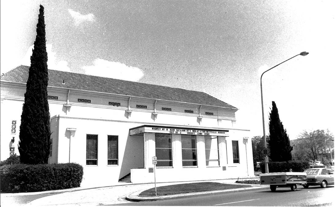 The original Capitol Theatre on Canberra Avenue in October 1979. Picture: Canberra Times archive