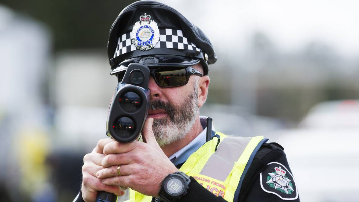 The ACT expects more police and 'new technology' will boost fine revenue. Picture by Rohan Thomson
