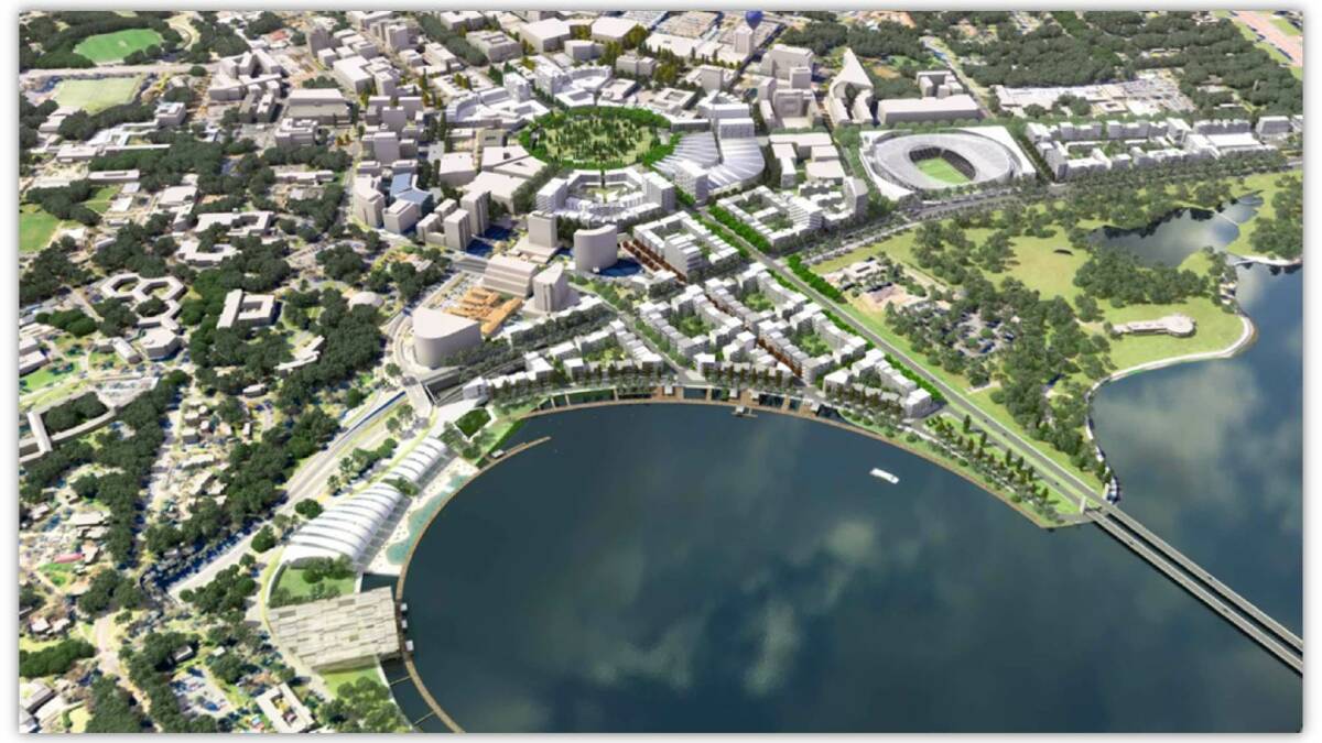 An artist's impression of the City to the Lake projects, which the Land Development Agency sought to discuss with Middle East financiers. Picture supplied