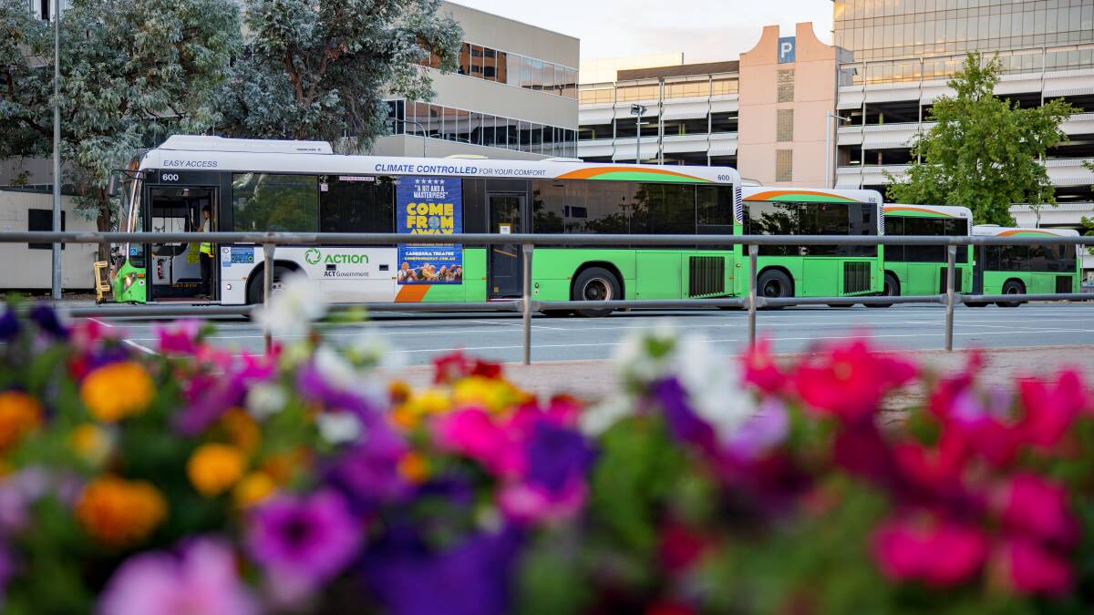 Canberra Liberals call for free public transport to ease cost of living pressures in Canberra. Picture: Sitthixay Ditthavong