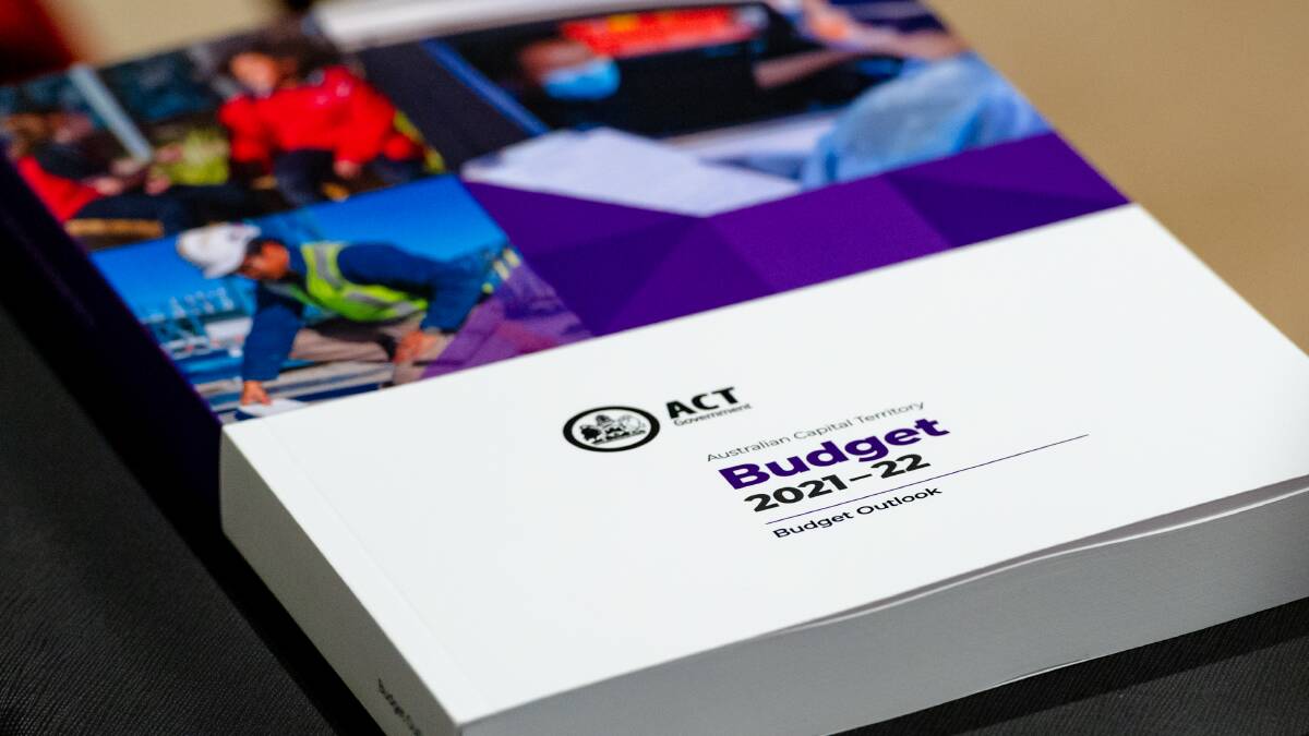 The ACT budget, delivered on Wednesday, prioritises public spending to help the ACT navigate its way out of the pandemic. Picture: Elesa Kurtz