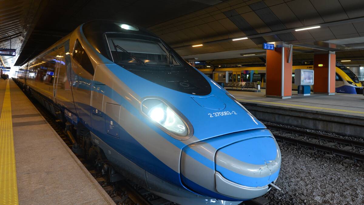 A high-speed train in Poland. Picture: Getty Images