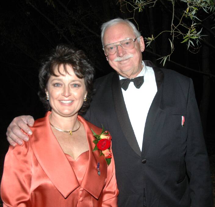 David Barnett with Pru Goward in 2006. Picture: Canberra Times archive