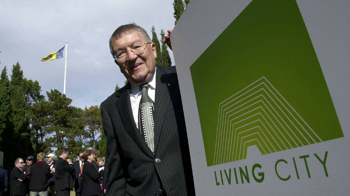 James "Jim" Glen Service was known as a tough-minded businessman who gave back to the community. Picture: The Canberra Times archive