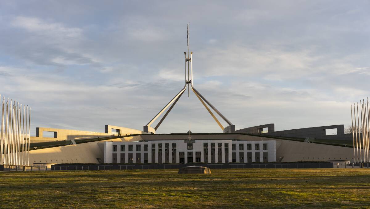 Parliament House in Canberra. Picture: Dion Georgopoulos