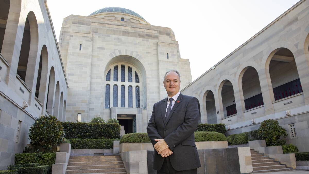 Australian War Memorial director Matt Anderson. Picture: Keegan Carroll
